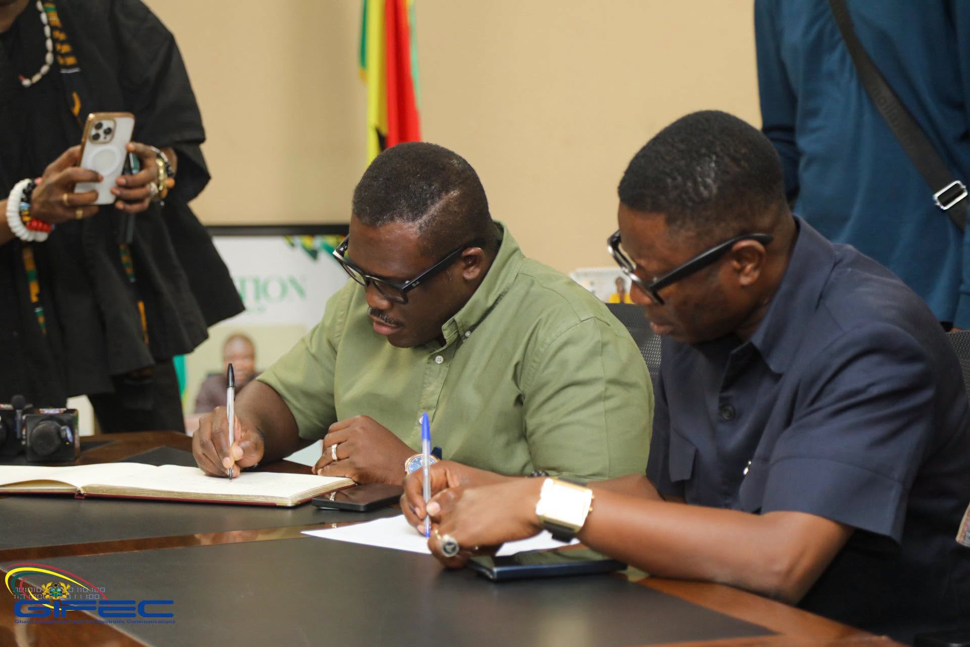 GIFEC officials at the government accountability event