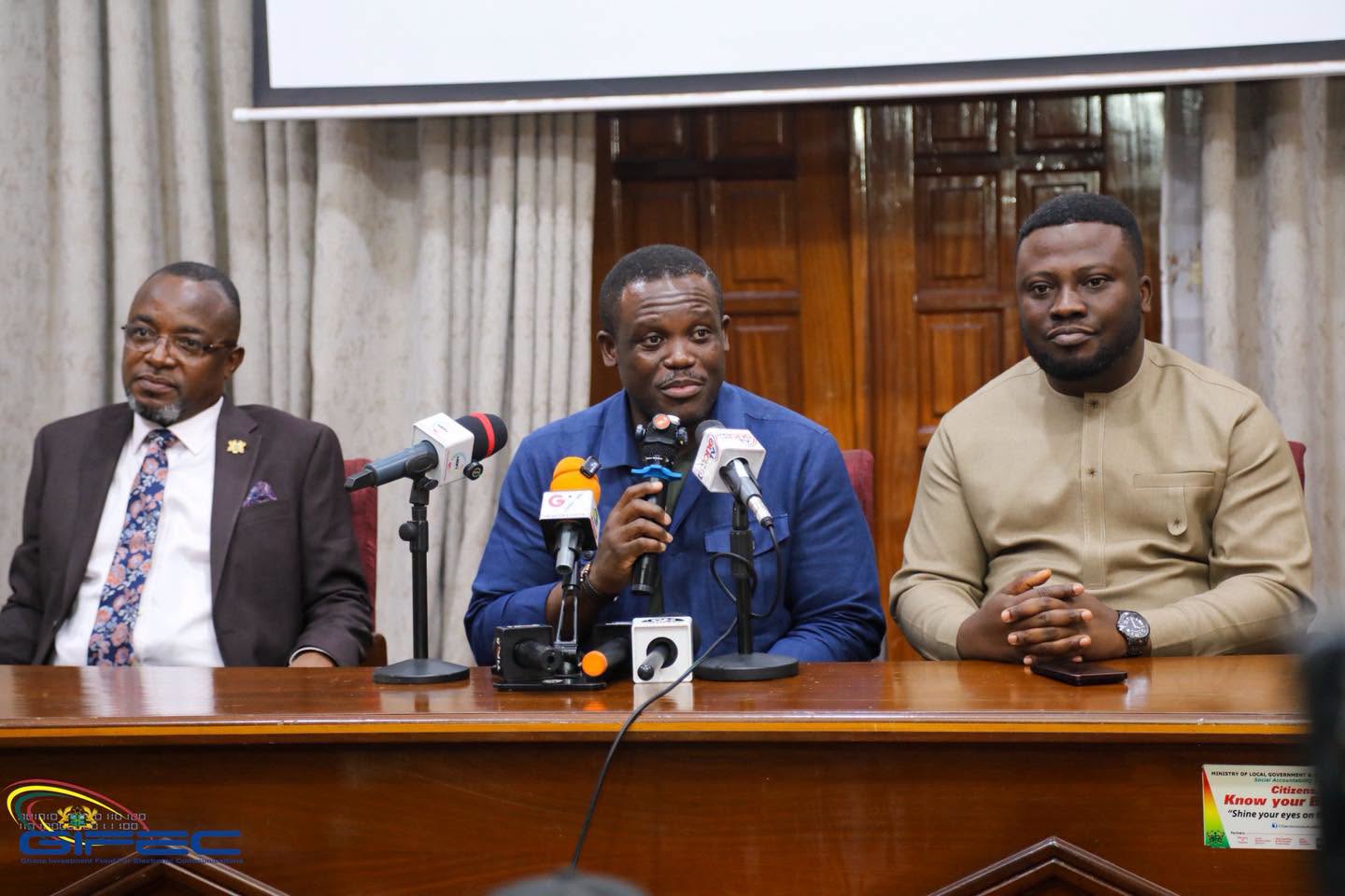 GIFEC officials at the government accountability event